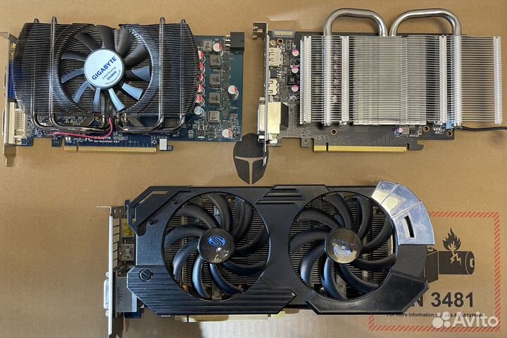 Видеокарты (с деффектами)