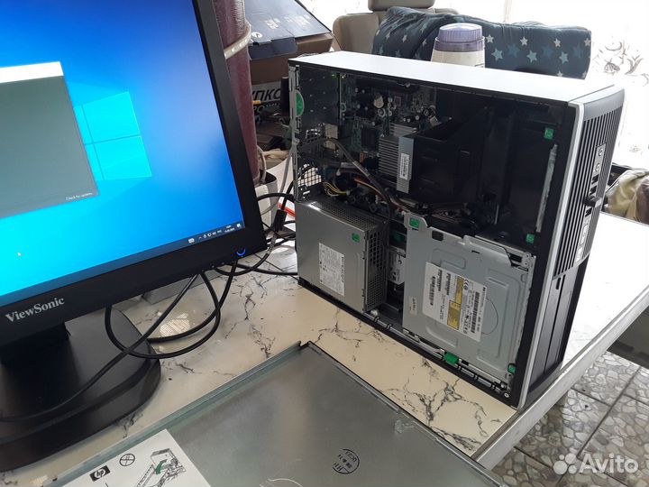 Брендовый 4 -х ядерный компьютер HP. 775 сокет