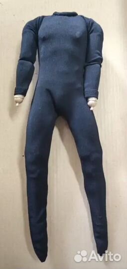 Фигурка 1:6 Тело мужчины + черный комбинезон