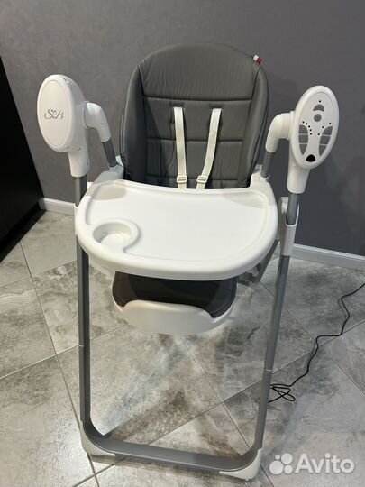 Стульчик-электрокачели Sweet Baby Fiesta Серый