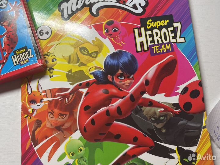 Наклейки леди баг super heroez team