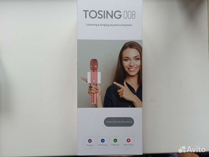 Караоке микрофон с динамиком tosing 008