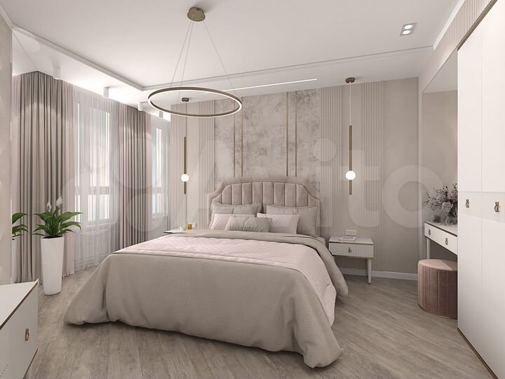 2-к. квартира, 58 м², 7/19 эт.