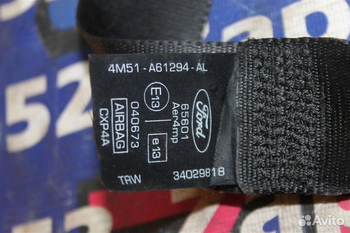 Ремень безопасности правый Форд Фокус 2