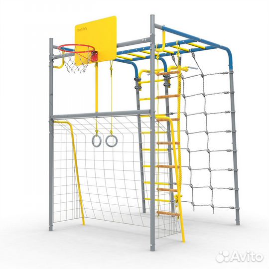 Уличный детский комплекс из металла для дачи