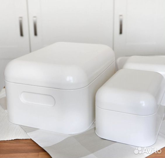 Икеа сника Контейнер с крышкой, 3 штуки