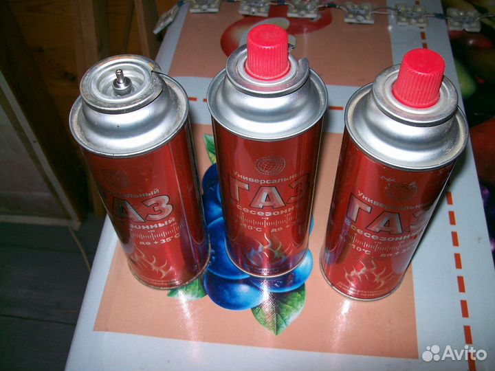 Газовые баллончики для плитки