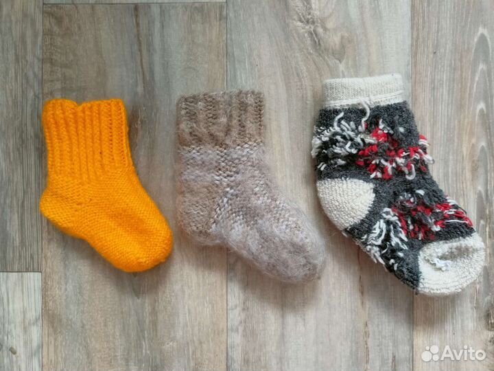 Носки детские шерстяные 10 12 14