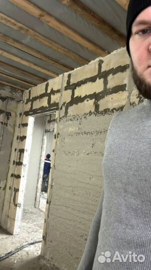 Механизированная штукатурка / Выравнивание стен