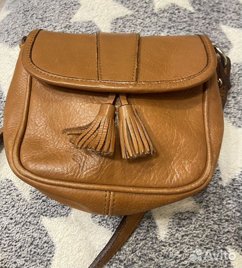 Сумка натуральная кожа massimo dutti