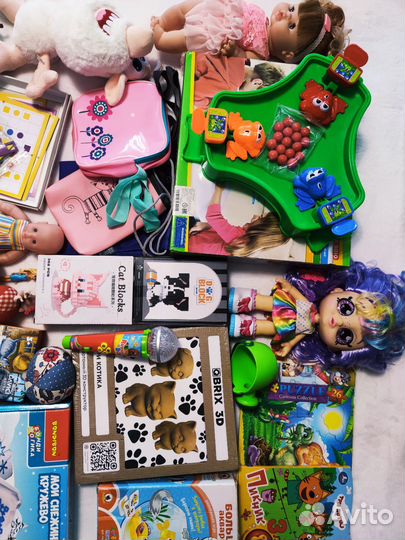 Игрушки пакетом для девочки