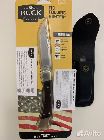 Нож Buck 110 Folding Hunter Оригинал