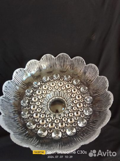 Блюдо -фруктовница винтажное 70-х годов СССР