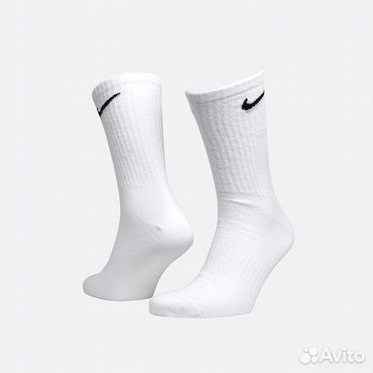 Носки nike высокие белые