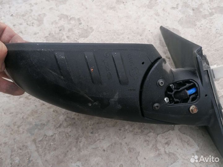 Левое боковое зеркало киа селтос 1