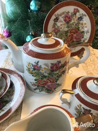 Старинный чайно-кофейный сервиз Япония