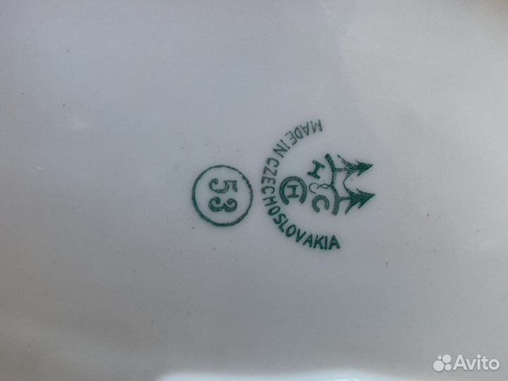 Тарелки, салатник, блюдо H&C 1930-50 годов