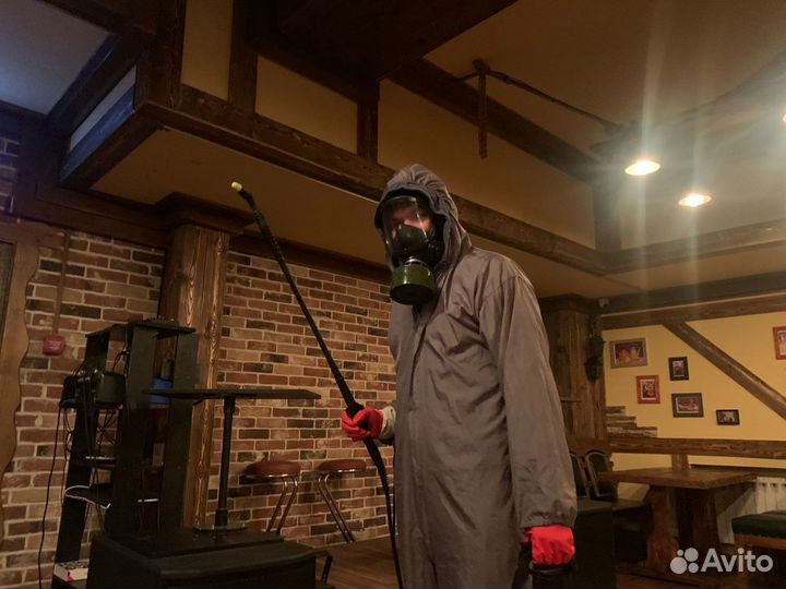 Уничтожение тараканов,клопов,клещей,шершней,ос