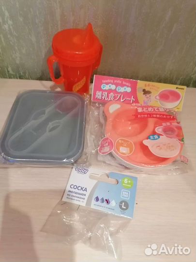 Пакет (рубашка, тарелочка, контейнер, соска) для