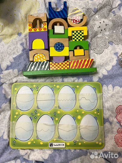 Конструктор, пирамида дерево, головоломка