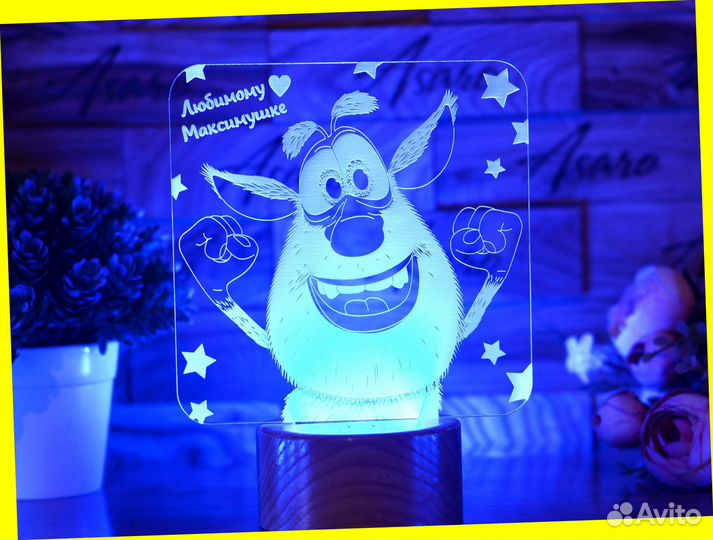3D Ночник детский на подарок (светильник)