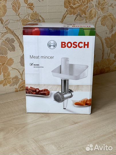Насадка-мясорубка Bosch muz5fw1 запчасти