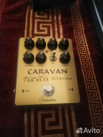Гитарная педаль дисторшн Caravan Tritonlab