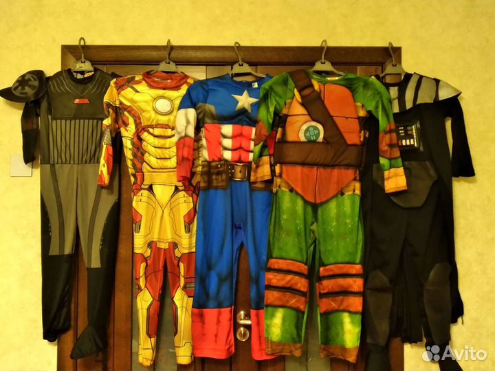 Новогодние костюмы супергероев. прокат