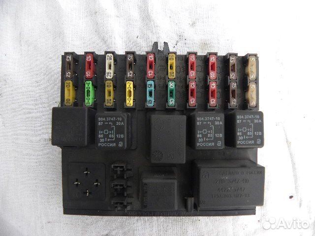 Блок предохранителей Ваз 2110 2111 2112