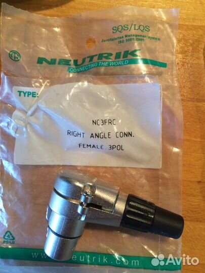 Neutrik поворотные угловые XLR аудиофил/студийные