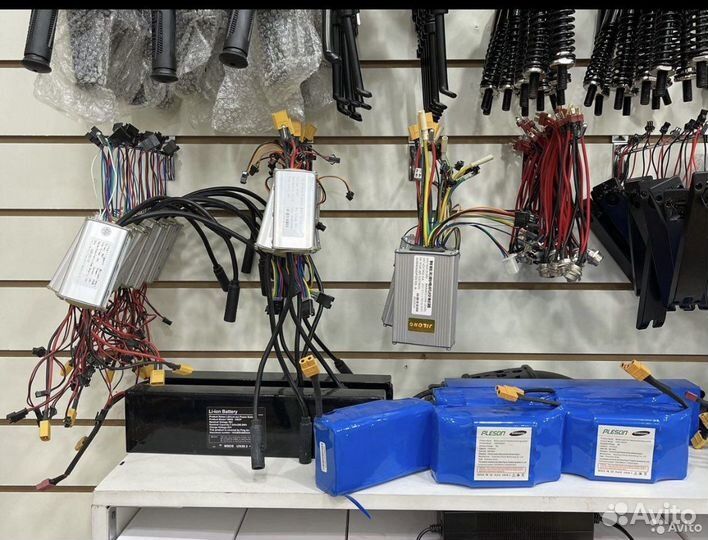 Контроллеры аккумуляторы зарядные для электросамок