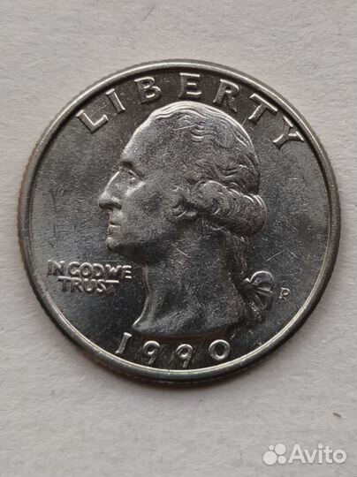 Коллекционная монета Liberty 1990