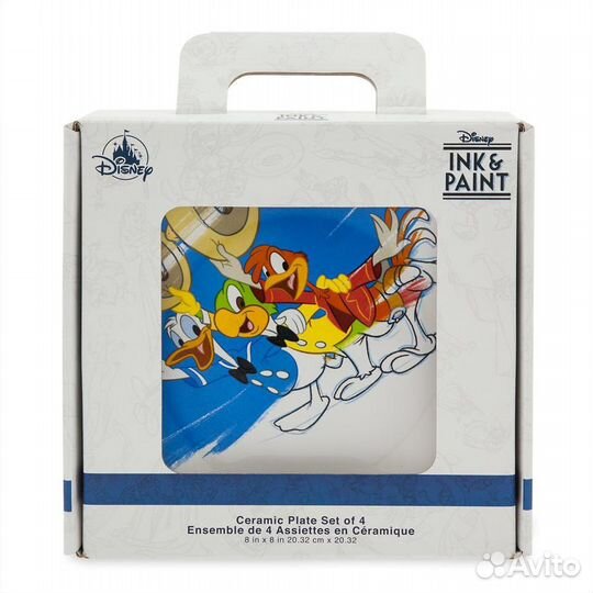 Ink & Paint Disney Керамический набор тарелок 4 шт