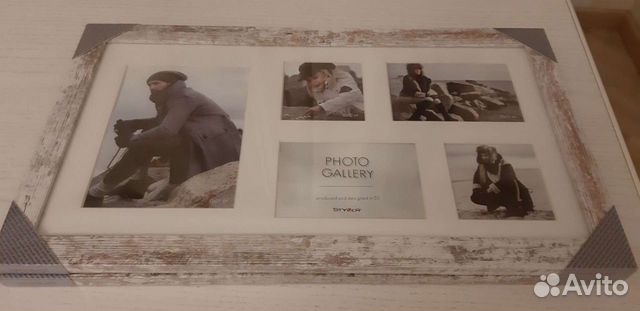 Рамка для фото 27x51, на 5 фото, новая