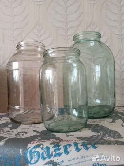Банки 3 л, 2л, 1.5 л, 1 л, 700,500