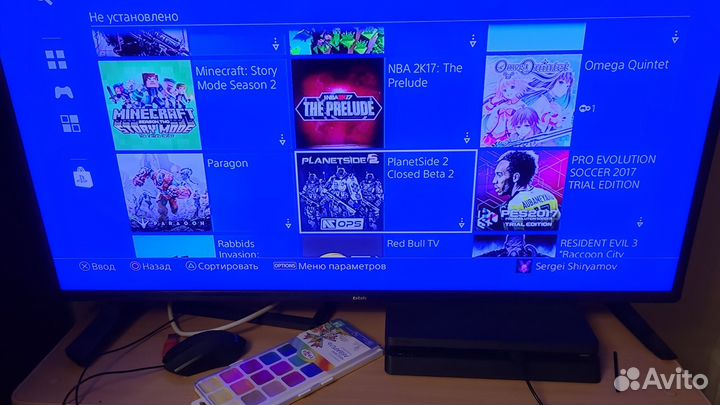 Игровая приставка ps4 slim 1tб возможнен обмен