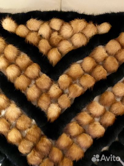Накидка из натуральной норки