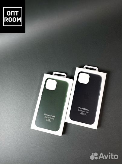 Кожаный чехол для iPhone 13 mini