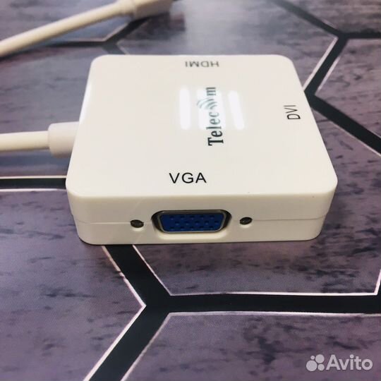 Переходник мини DP-VGA/hdmi/DVI TA556