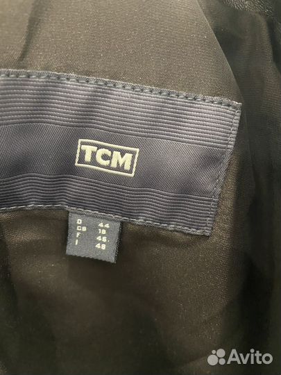 Кожаный плащ мужской