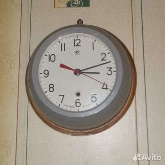 Часы корабельные, сделано в СССР, рабочие