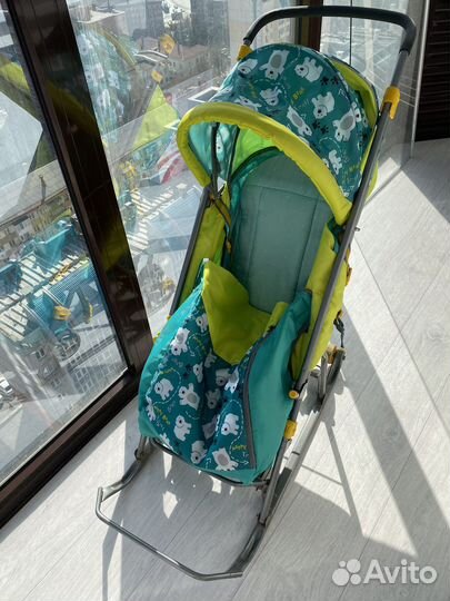 Санки коляска nika