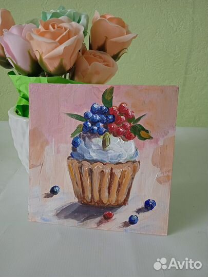 Картина акрилом 