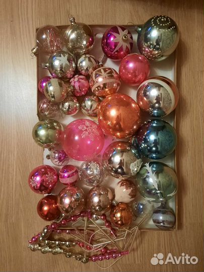 Елочные игрушки СССР