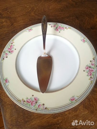 Лопатка для торта СССР, мельхиор