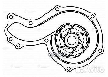 Насос водяной для а/м VW Golf II/III/Passat B3
