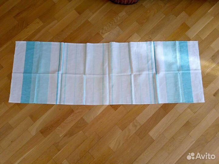 Винтаж новая льняная дорожка на стол (ссср)