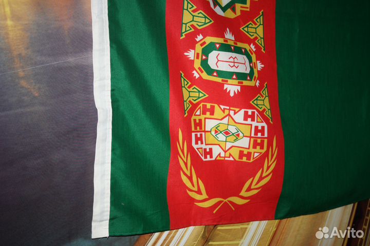 Вышлю Флаг Туркменистана (не иCпользовали ) 98х200