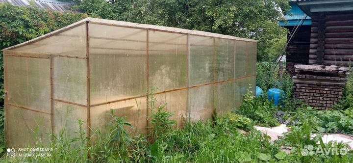 Теплица 3 на 6 из поликарбоната бу