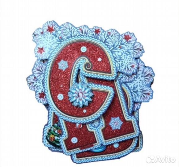 Набор на ёлку. Мишура, шарики, гирлянда. Новое